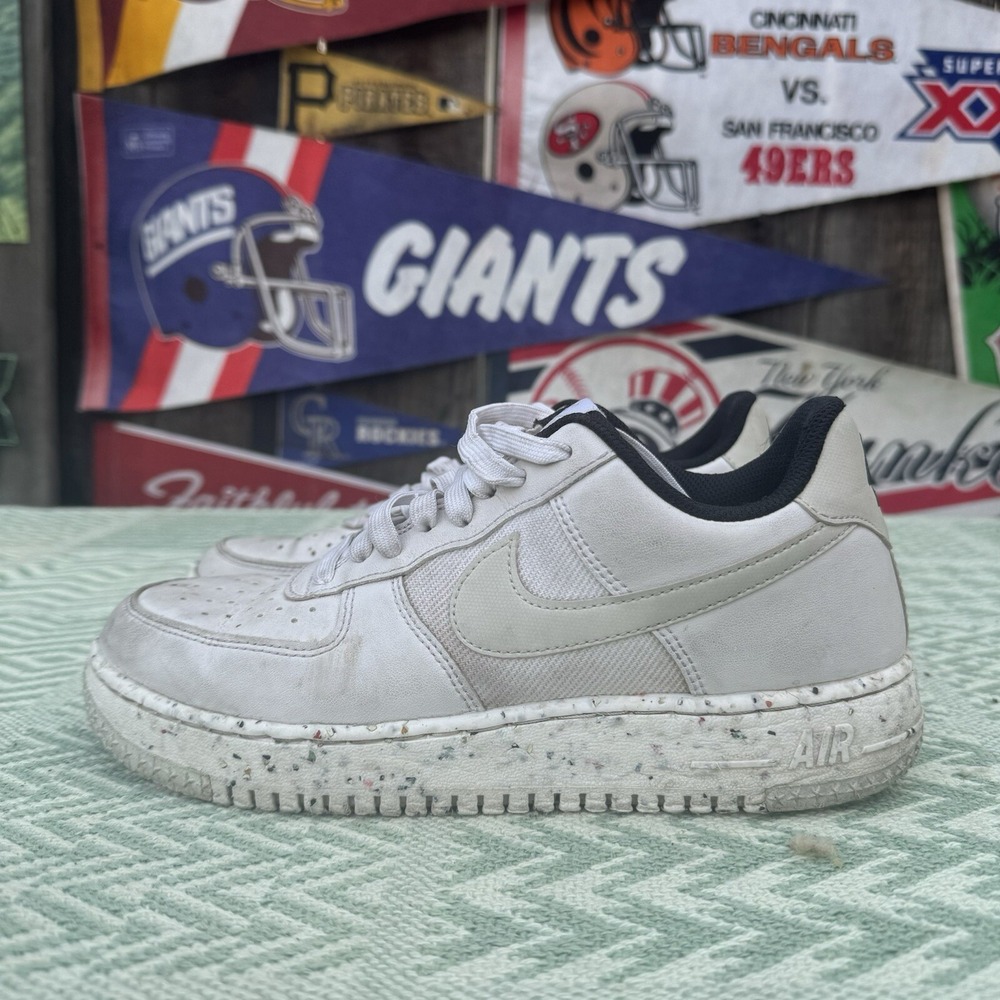 Size 7.5‎ - Nike Mens Air Force 1 Crater NN DH8083-100 White Shoes Sneakers